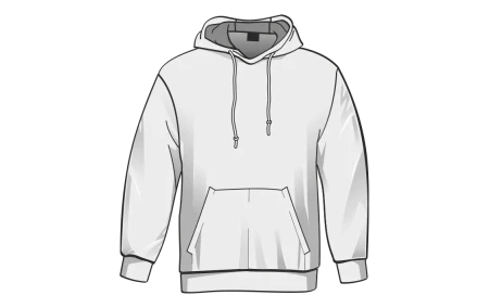 Mikina klokanka s kapucí