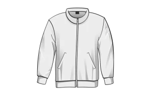 Mikina celopropínací