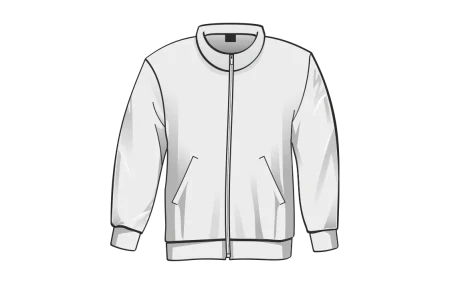 Mikina celopropínací